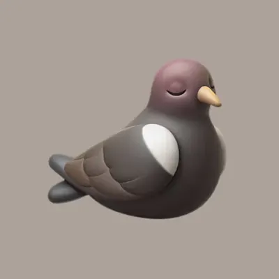 Toy Birds: Pigeon III