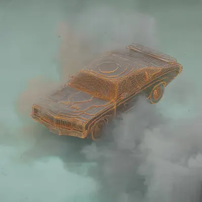 glass car #13