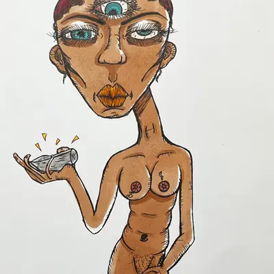 Shiny Rock Girl