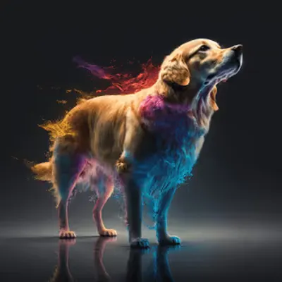 Day 123: The Colorful Retreiver