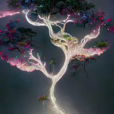 The Heavenly AI Bonsai Tree 1/5000