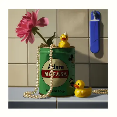 DUCKS, PEARS & A FLOWER