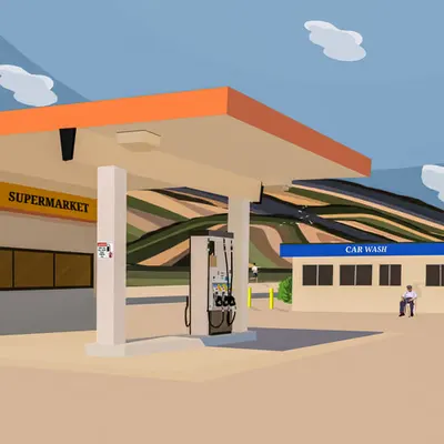 THE GAS STATION 