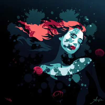 Ophelia, bleached #1