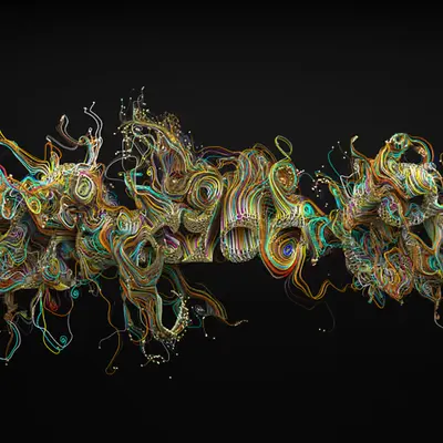 Typographic Data City: Mexico City