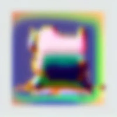 Figure made of blurred bytes