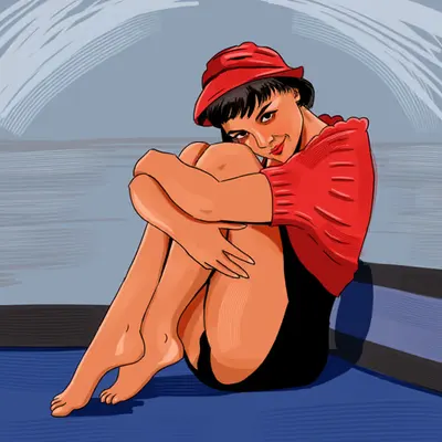 Lady on Boat