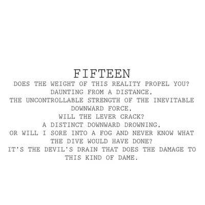 FIFTEEN
