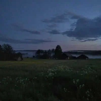 Evening over the village