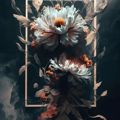 #4. Framed Flowers, 2.