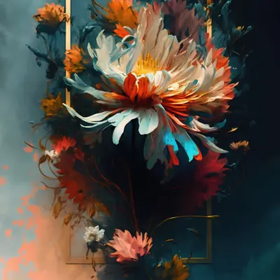 #46. Framed Flowers, 5.