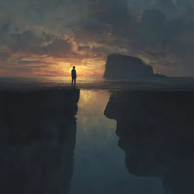 Below