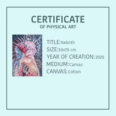 Certificate for “Rebirth”