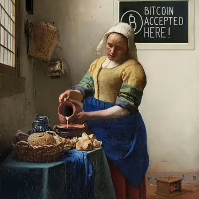 Milkmaid is hodling BTC