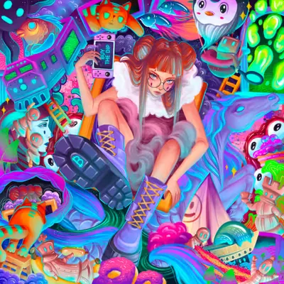 In the painting