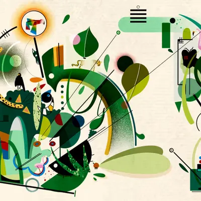 Green piece