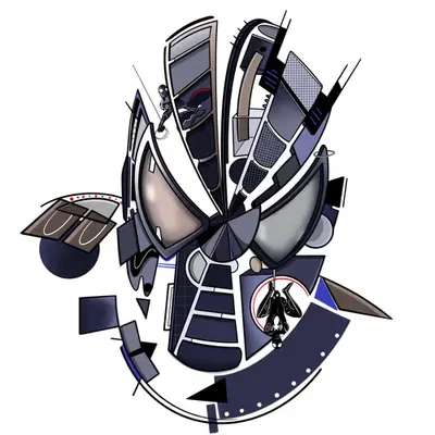 Geo Black Spider