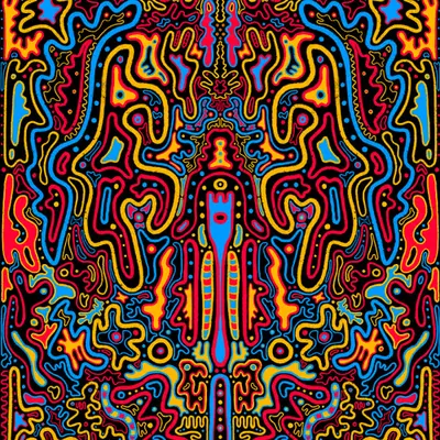 Reflected Doodle #1/9
