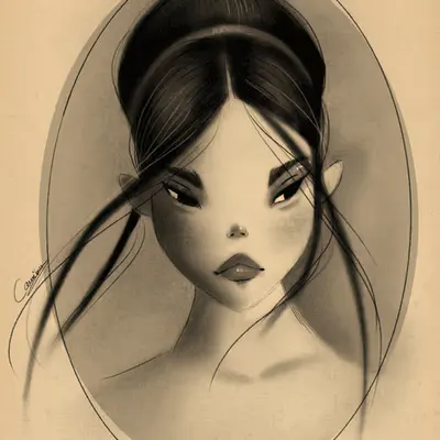 GalatΞa Concept Art Portrait