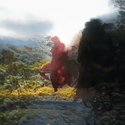 Smoker In The Forest