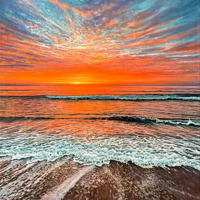 Canvas 3: The Scarlet Embrace of Dusk