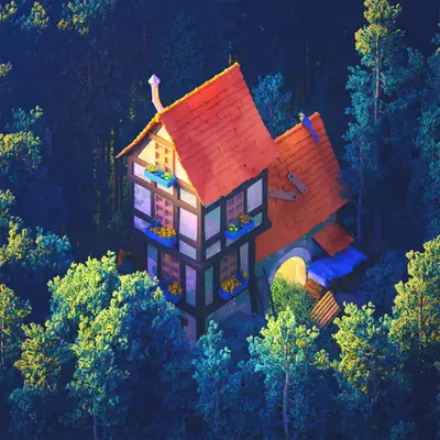Curious Cabins #42 — Woodland
