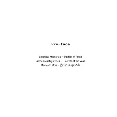 Pre-face