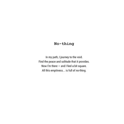 No-thing