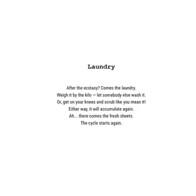 Laundry