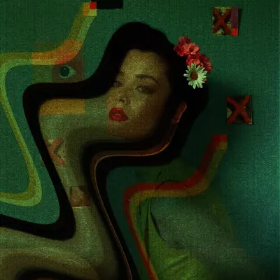 Textile art #13 - The curves of life