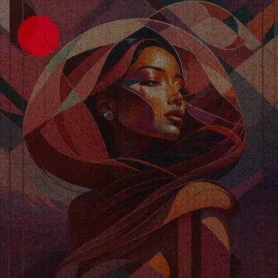 Une femme dans le désert