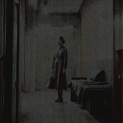 Femme sur le départ