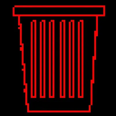 Empty trash - Red