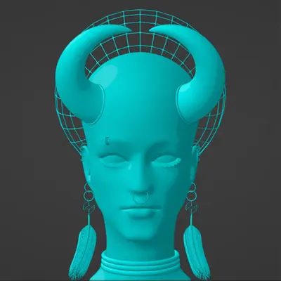 Aliens head (WIP)
