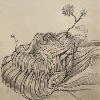 HE BECAME PART OF NATURE