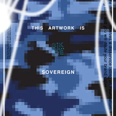 THIS ARTWORK IS SOVEREIGN [385B93 PIXEL CAMO]