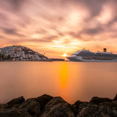 Journey at Sunset