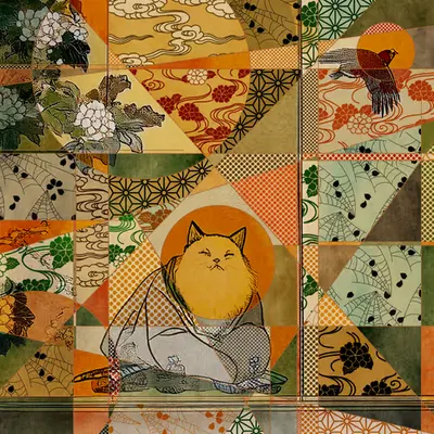 Mangetsu Neko (Full Moon Cat)