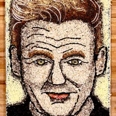 Gordon Ramsay Pizza Portrait