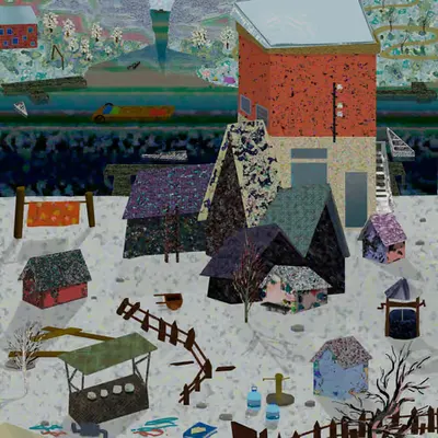 The Houses in the Snow