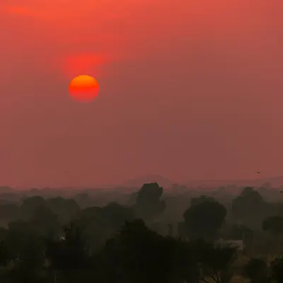 Sunset at Pushkar