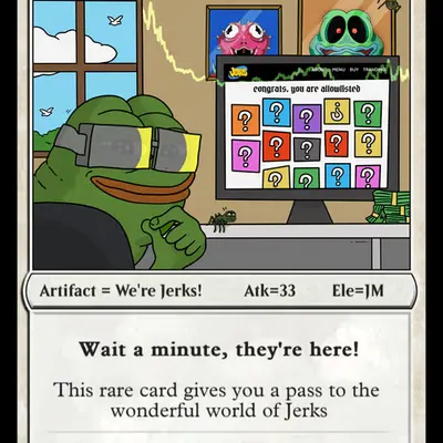JERKS RARE CARD 