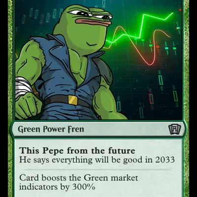 GREEN BOOSTER PEPE