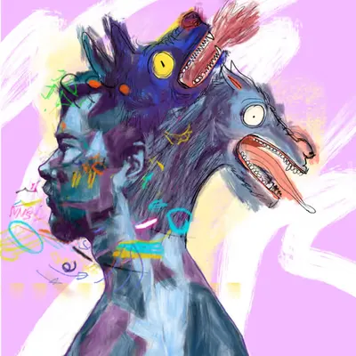 #76 Blue Wolf & LLama