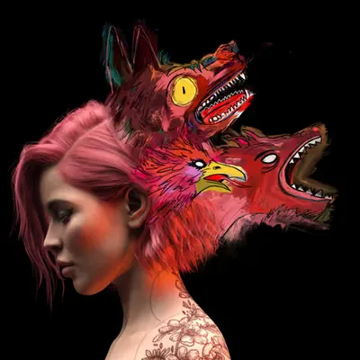 #81 Red wolf, phoenix & red dog
