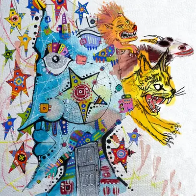 #84 Lion, fantastic dragon & wild cat