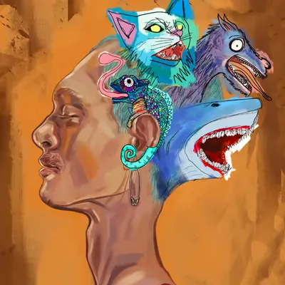 #131 Shark, cat and llama