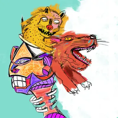 #52 Wild Cat & Red Dog