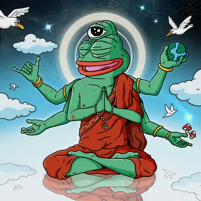 Levitating Pepe
