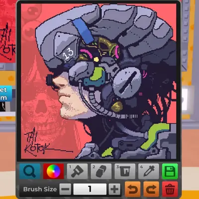 Fun drawing on Roblox ☕️